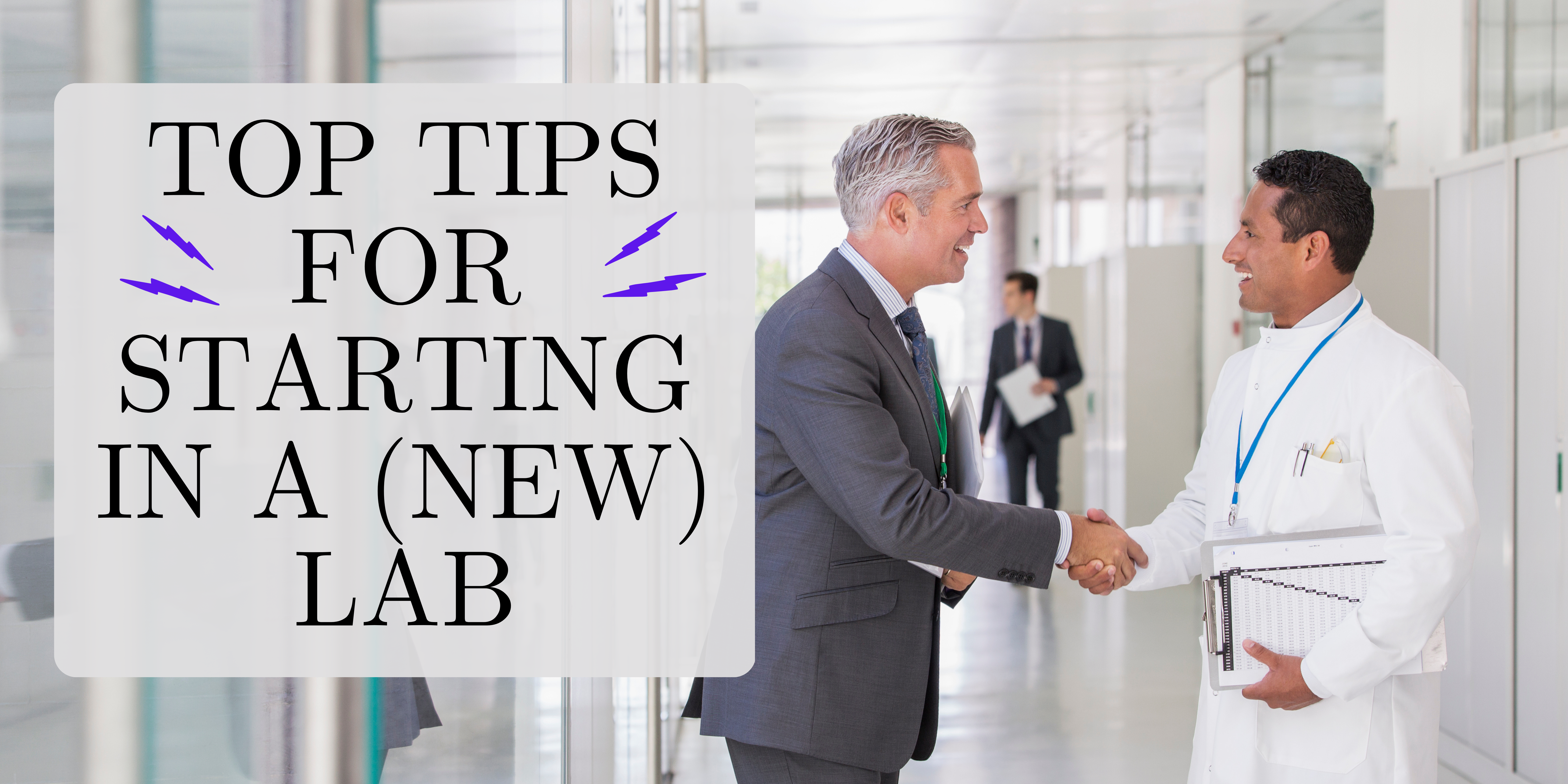 Top tips for starting in a (new) lab